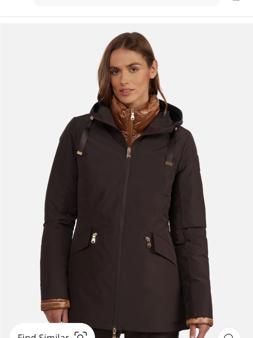 Pajar Elara 3-in-1 Jacket With Inner Removable Lightweight Puffer - Dark Oak